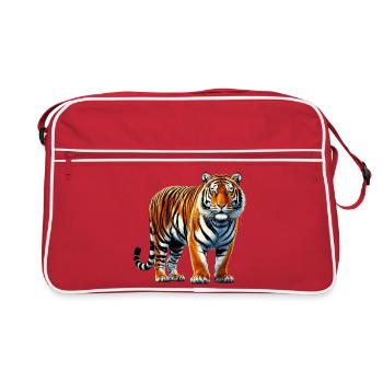 Tiger - Retro Bag - red/white - Front