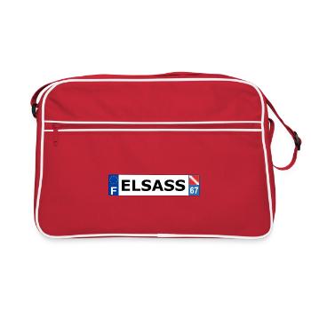 Elsass - Retro Bag - red/white - Front