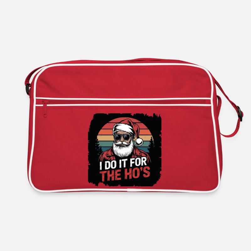 Je le fais pour les Ho s - Sac Retro - rouge/blanc