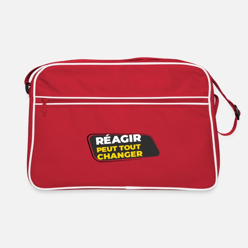 Reacting can change everything Retro Bag