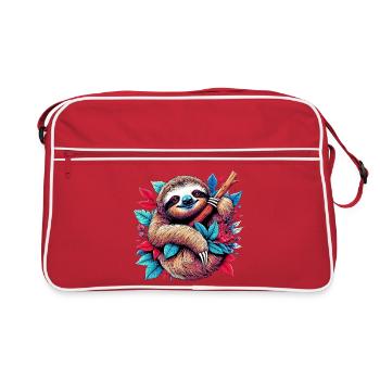 Paresse - Sac Retro - rouge/blanc - Devant