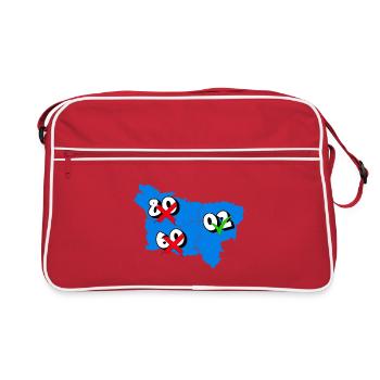 Région picardie - Sac Retro - rouge/blanc - Devant
