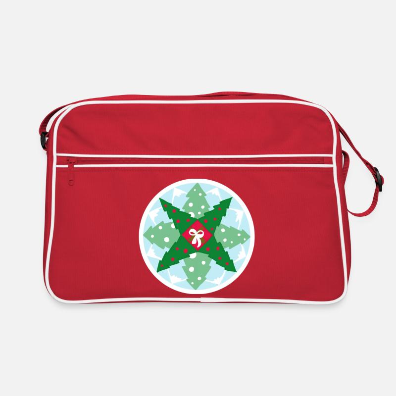 motif de noël Sac Retro