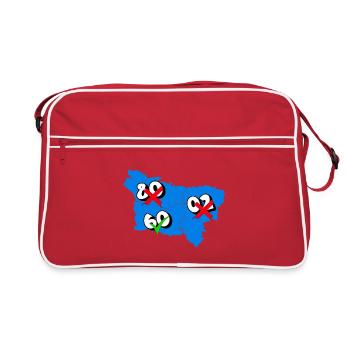 Région Picardie - Sac Retro - rouge/blanc - Devant
