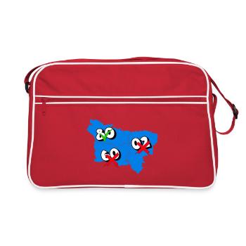 Région Picardie - Sac Retro - rouge/blanc - Devant