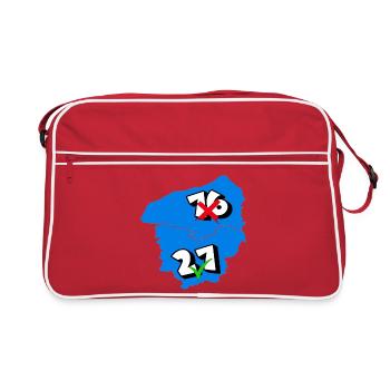 Région Haute-Normandie - Sac Retro - rouge/blanc - Devant