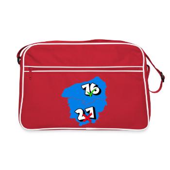 Région Haute-Normandie - Sac Retro - rouge/blanc - Devant