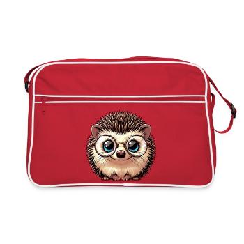 Igel - Retro Tasche - Rot/Weiß - Vorne