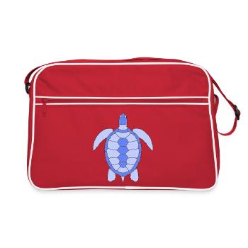 TORTUGA - Retro Bag - red/white - Front