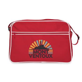 Mont Ventoux Retro-Design - Retro Tasche - Rot/Weiß - Vorne