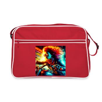 Cyberpunk Moto - Sac Retro - rouge/blanc - Devant