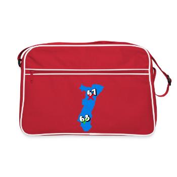 Région Alsace - Sac Retro - rouge/blanc - Devant