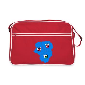 Région Limousin - Sac Retro - rouge/blanc - Devant