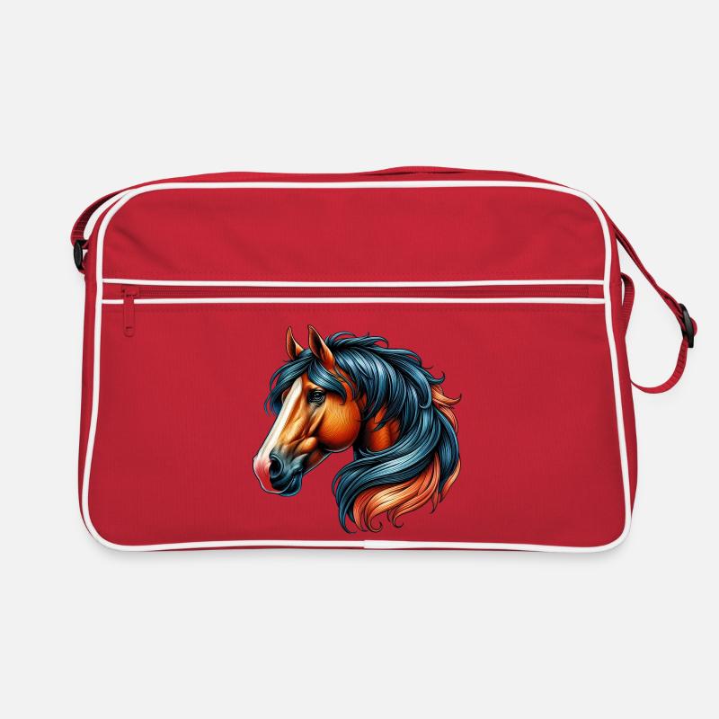 Pferd Retro Tasche