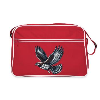 Buzzard - Retro Bag - red/white - Front