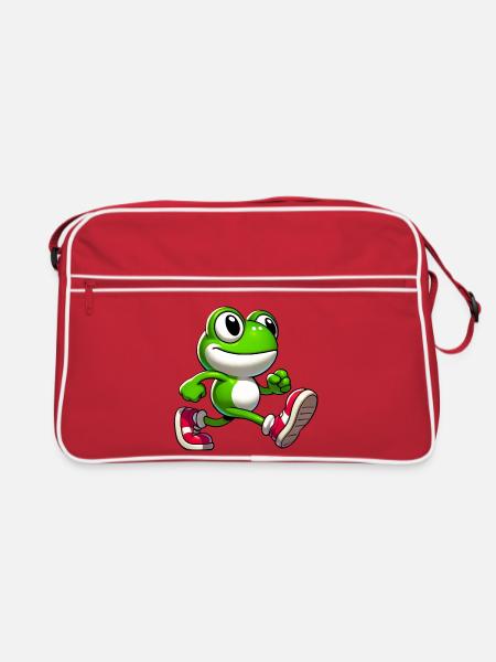 Frog - Retro Bag - red/white - Front