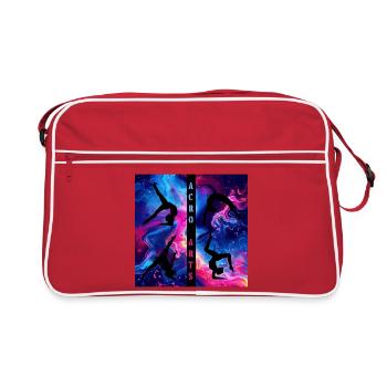 Acro Arts Black on Neon - Retro Bag - red/white - Front