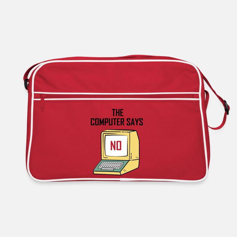 Computer Says No - Funny gift for Geeks & Nerds Retro Bag