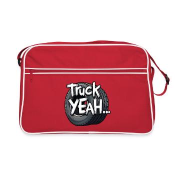 Truck yes! - Retro Bag - red/white - Front