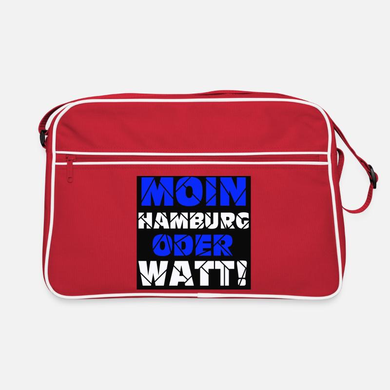 Hamburg , Moin oder watt (25) Retro Tasche