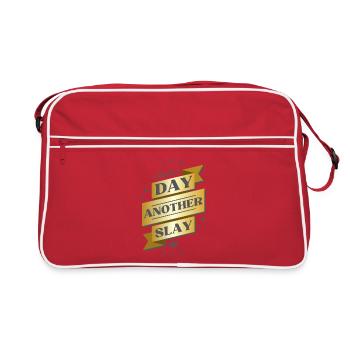 Another Day Another Slay Banner - Retro Bag - red/white - Front