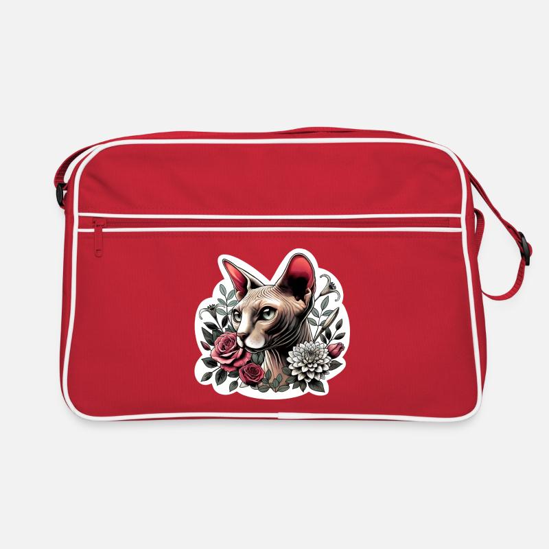 Rose Sphynx Chat Sac Retro