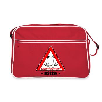 Grain , Party , Wheat Grain ,Grain Centering (25) - Retro Bag - red/white - Front