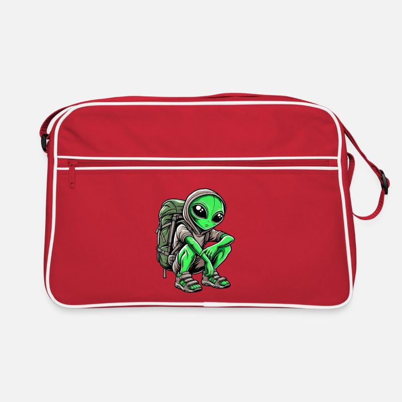 Conception de routard extraterrestre Sac Retro