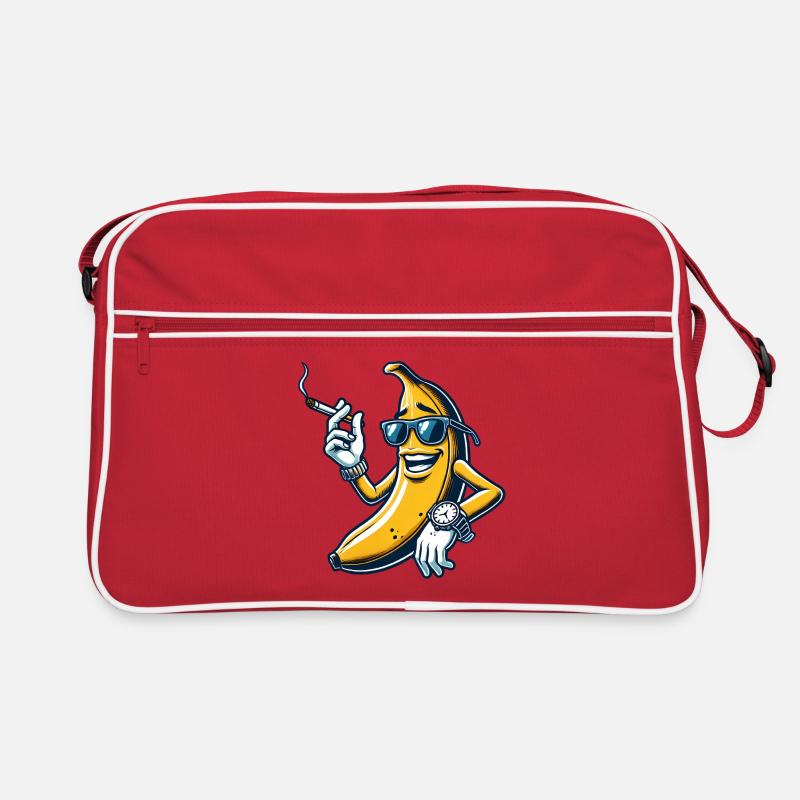 Coole Banane mit Style Retro Tasche