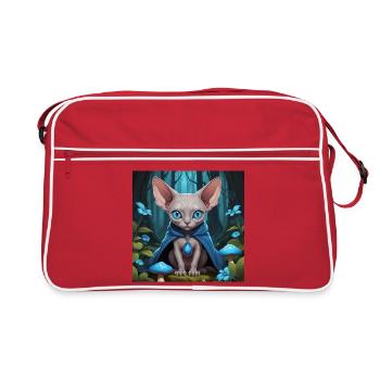 Goblin Sphynx - Retro Bag - red/white - Front