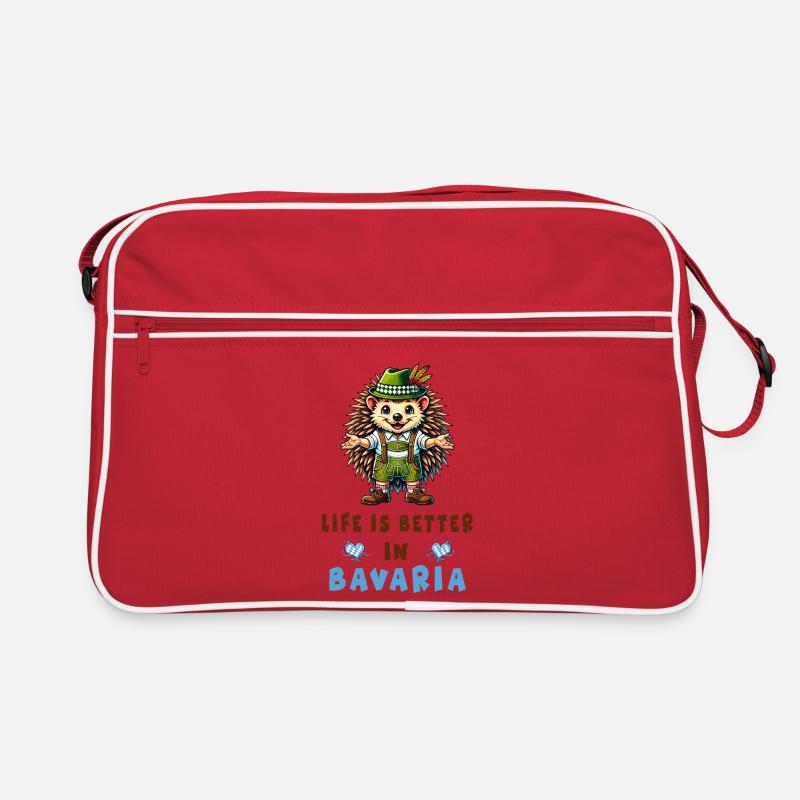 Bayerischer Igel Retro Tasche