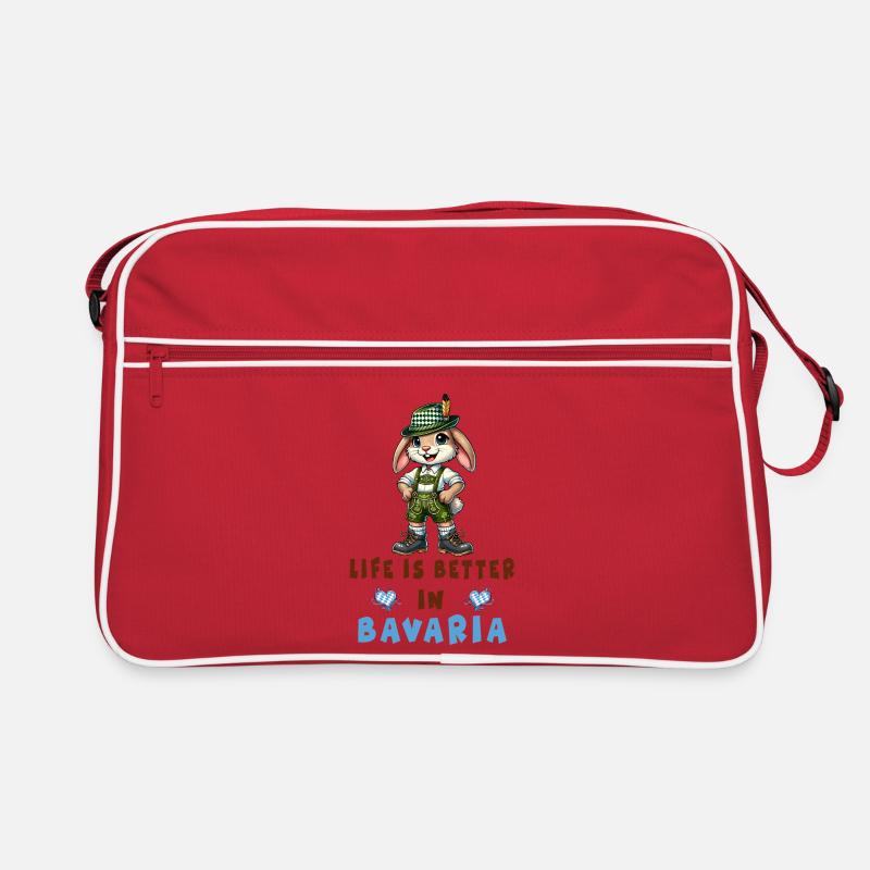 Bavarian Rabbit Retro Bag