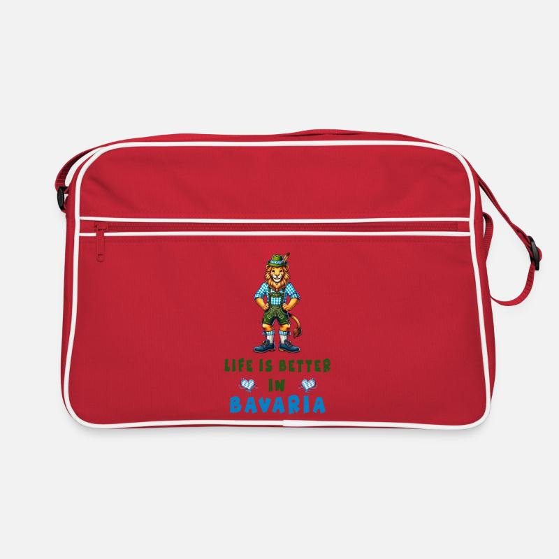 Bayerischer Löwe Retro Tasche
