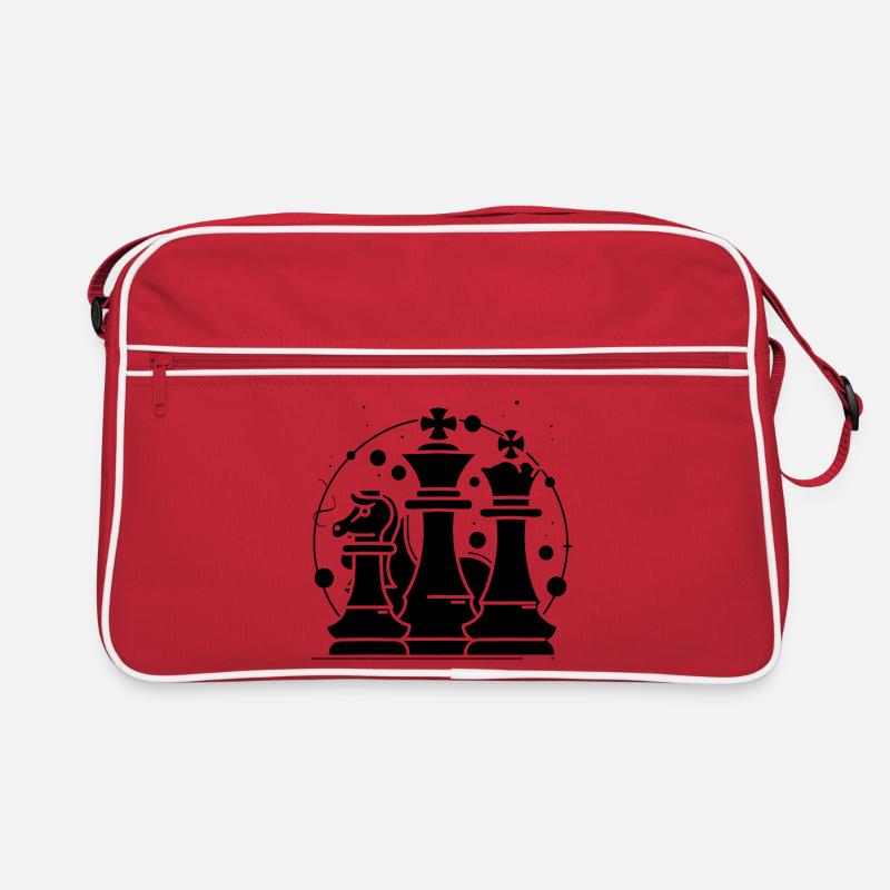Chess Pieces Comic Look Retro Bag