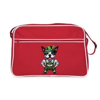Bostie en costume traditionnel - Sac Retro - rouge/blanc - Devant