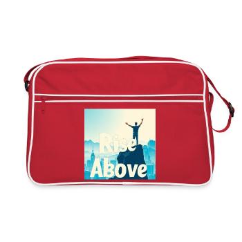 Rise Above - Sac Retro - rouge/blanc - Devant
