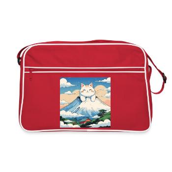 Fuji Kitten - Retro Bag - red/white - Front