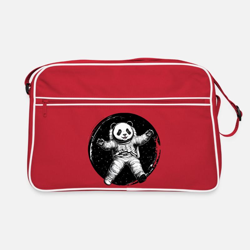Astronaute Panda - Adorable explorateur de l’espace Sac Retro