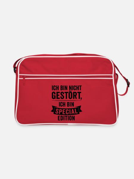 Je suis édition spéciale - Sac Retro - rouge/blanc - Devant