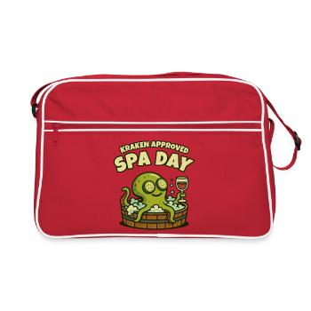 Journée Spa du Kraken - Sac Retro - rouge/blanc - Devant