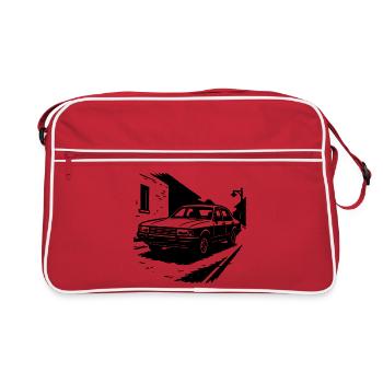Road Cruiser Deluxe - Retro Bag - red/white - Front