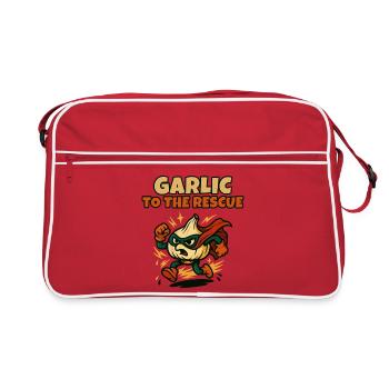 L’ail à la rescousse - Sac Retro - rouge/blanc - Devant