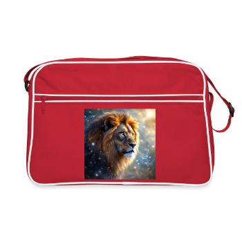 Animal Totem Lion - Sac Retro - rouge/blanc - Devant