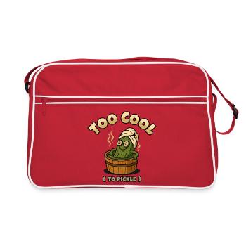 Too Cool To Pickle - Retro Bag - red/white - Front