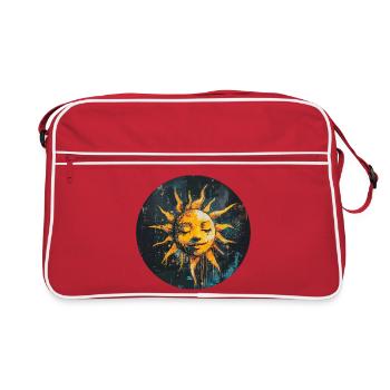 Soleil - Sac Retro - rouge/blanc - Devant