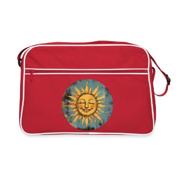 Soleil - Sac Retro - rouge/blanc - Devant