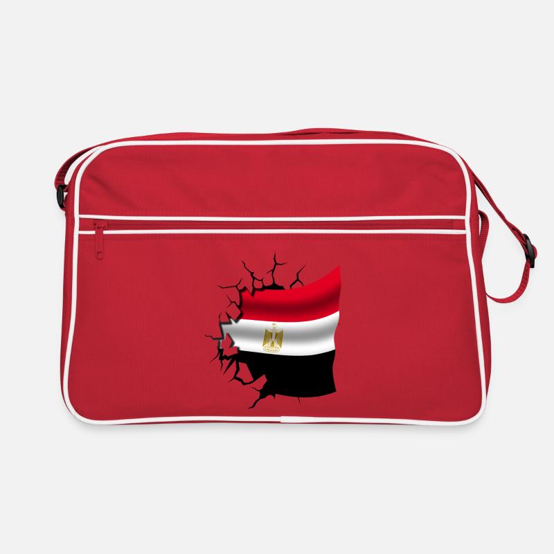 Flag of Egypt - Egypt - Flag Broken Design Retro Bag