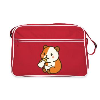 Flacon Bonheur Cochon d’Inde - Sac Retro - rouge/blanc - Devant