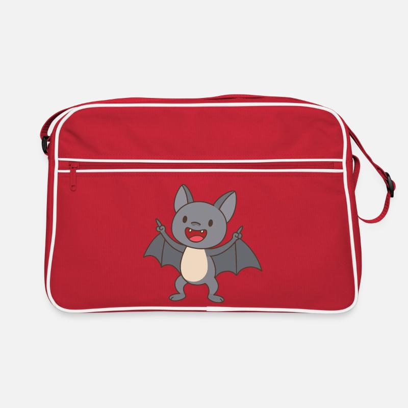Bébé chauve-souris heureux Sac Retro