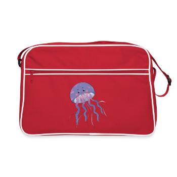 Jellyfish - Retro Bag - red/white - Front